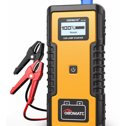 Car Jump Starter 1000A, Super Capacitor Jump Starter Non-Battery for 12V Gas Diesel Engines, 12V Portable Jump Starter for Car Battery, Yellow