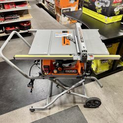 RIDGID 10" Table Saw with Stand $360