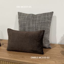 MOCUSHÉ Cushion Set (2 pcs) – Made in Japan, European Fabric, Brand New