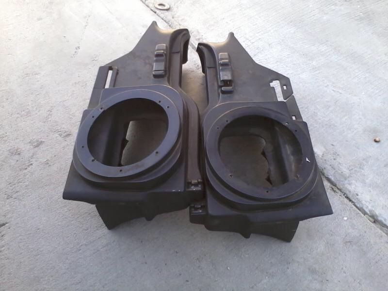 Oem ef si hatch rear speaker pods (rare)