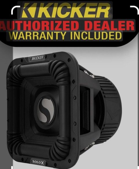12" KICKER SUBWOOFER Solo-Baric L7S Loaded 2000 RMS POWER