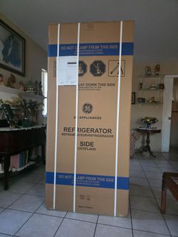 Brand new never installed refrigerator with freezer