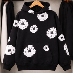 Flower Pattern Hoodie – Premium Streetwear – Multiple Colors – Size M/L