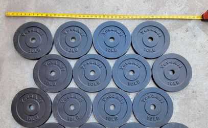 12x 10lb Plates (Standard Size)