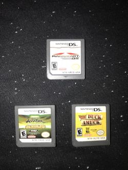 Nintendo DS Games (Mario Kart; Avatar; Duck Amuck)