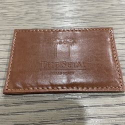 Leather Card Holder/Wallet Exclusively From The Seria Miami Beach Luxury Hotel