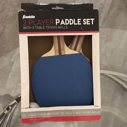 Franklin 2 Player Paddle Set with Table Tennis Balls