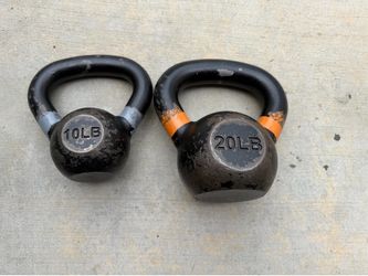 Kettlebells 10lbs and 20lbs