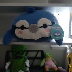 Squishmllow Stackable Blue Bird Plushie 