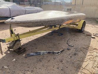 60s Caribbean 18’ Flat Bottom Hull