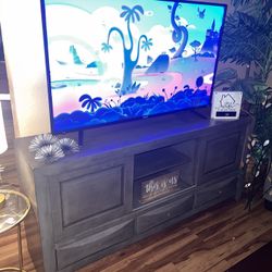 Large Grey TV Stand