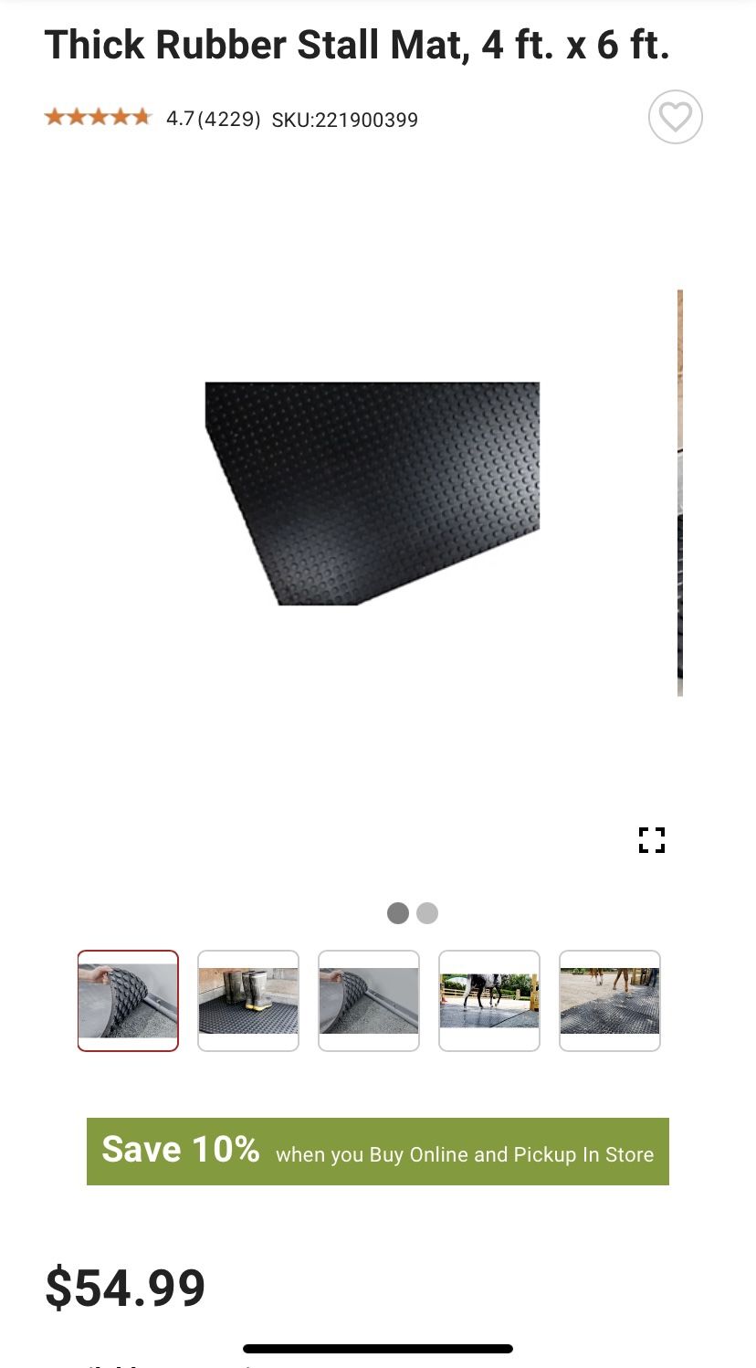 Rubber (stall) Mats