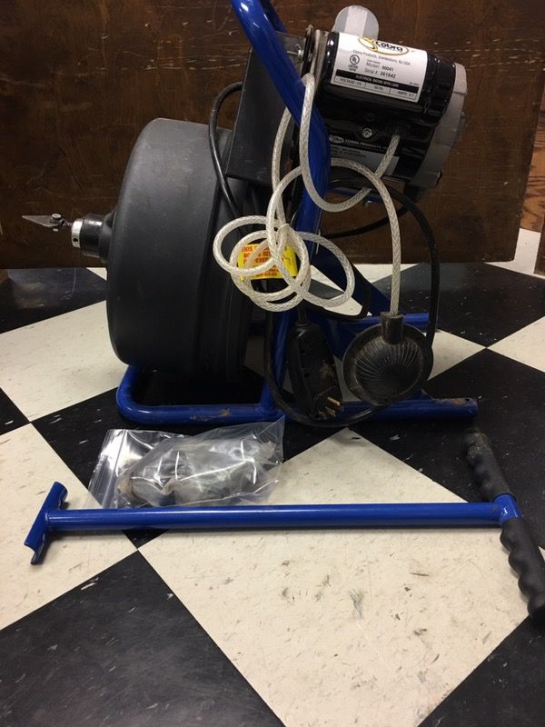 COBRA 100-ft Music Wire Machine Auger/Drain Snake