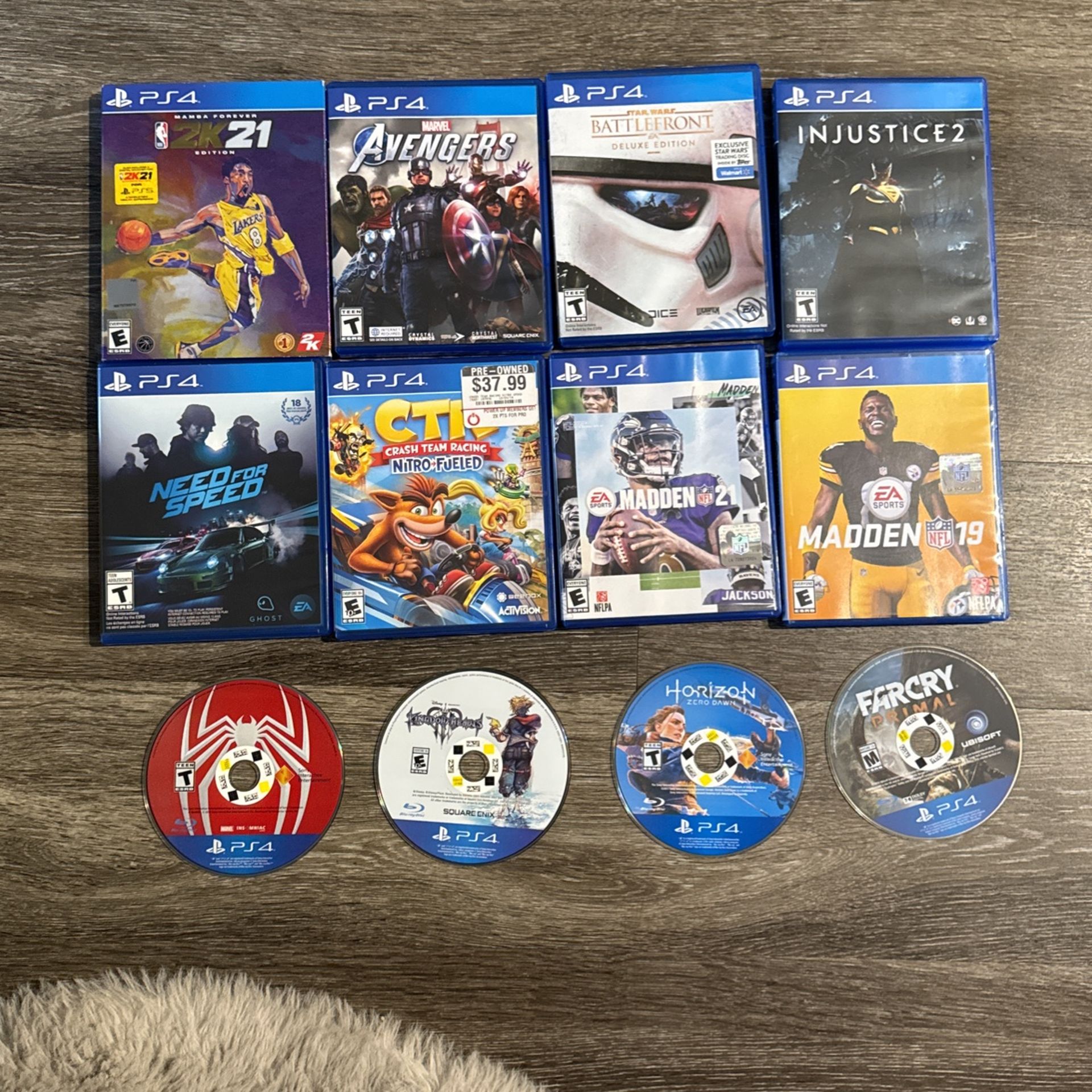 PS4 Games (12 Games Total)