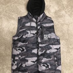 Ecko Hooded Puffer Vest 