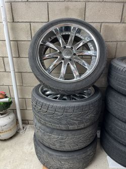Full Set Of Rims And Tires