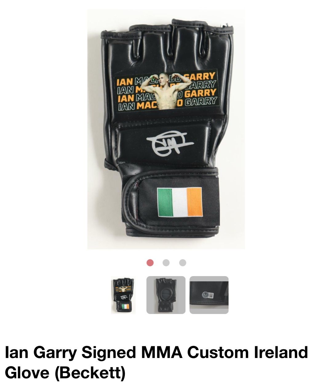 Signed Authentic MMA Gloves X 6 JSA/PSA/Beckett
