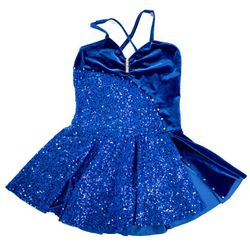 Art Stone Girl's Sequin Velour Dance Dress 