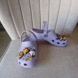 CROCS JUSTIN BIEBER DREW HOUSE LAVENDER CLASSIC CLOG MEN SIZE 6 OR WOMEN SIZE 8