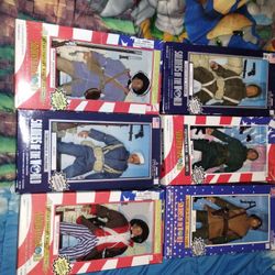 6 Civil War action figures