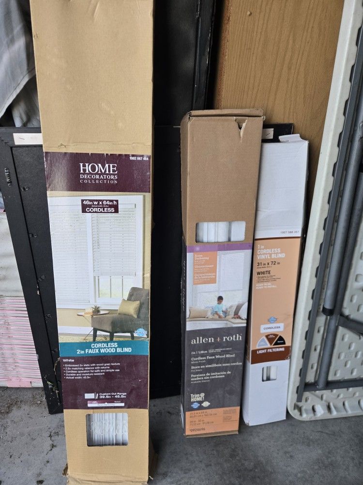 3 Blinds For Sale Must Take All