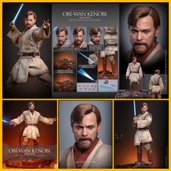 1/6 Hot Toys MMS843 Obi Wan Kenobi Mustafar Figure