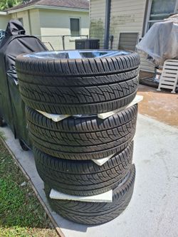 Rems and tire.