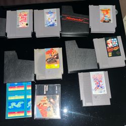Nintendo Games . * Top Gun *blades Of Steel *track And Field *the Goonies 11 *mario Bros *CONFlCT*pokemon Sun For Nintendo 3 Ds 
