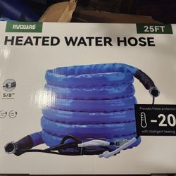 25' heated water hose