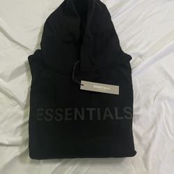 Essentials Hoodie Black Large