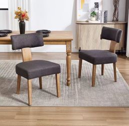 ❤️‍🔥 Mid Century Modern Dining Chairs Set of 2