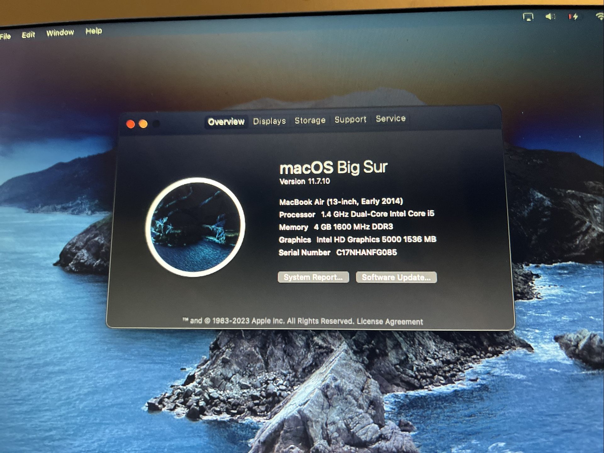 MacBook Air 13 In Early 2014