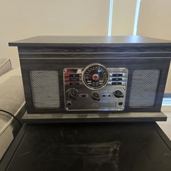 Victrola stero system.