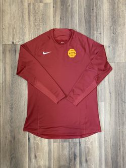 Nike x USC Trojans Athlete Exclusive Long Sleeve Performance Shirt Thermal New No Tags  Size XL