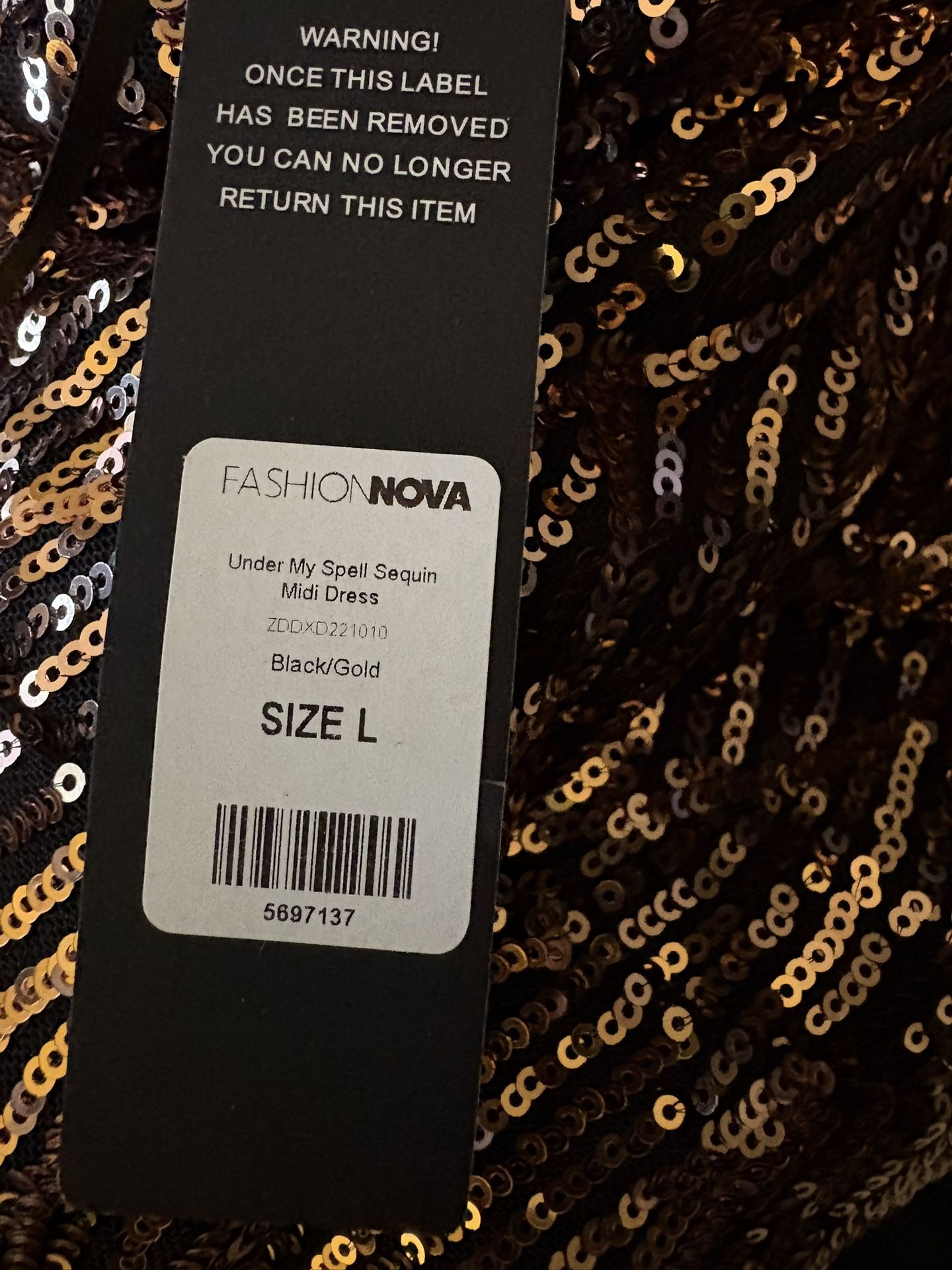 Sequin Mini Dress