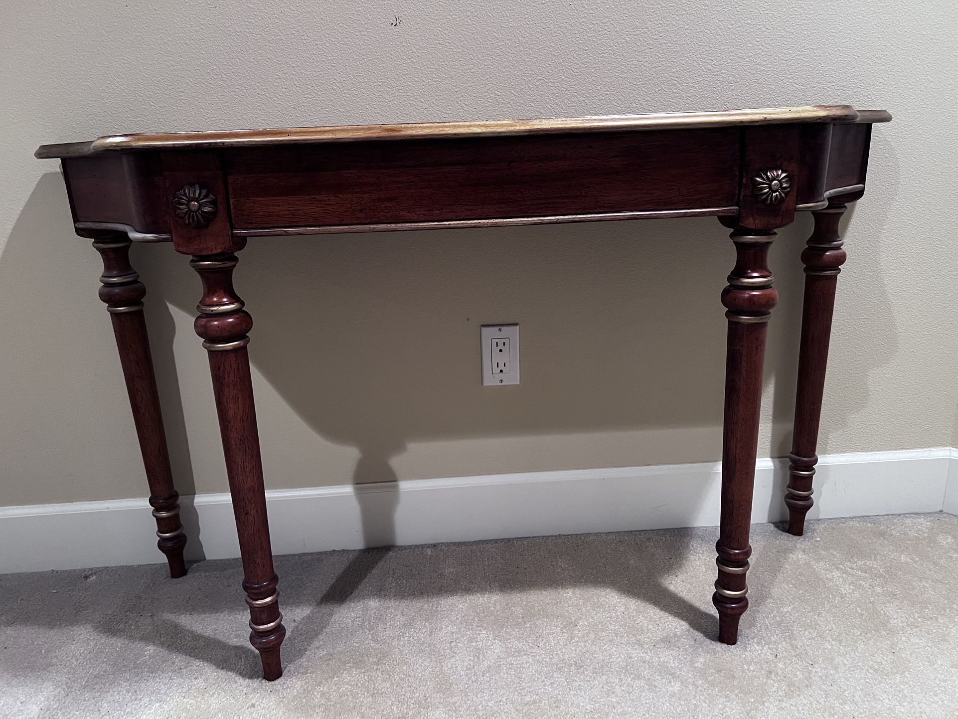Entry / Sofa Table With Pretty Detail
