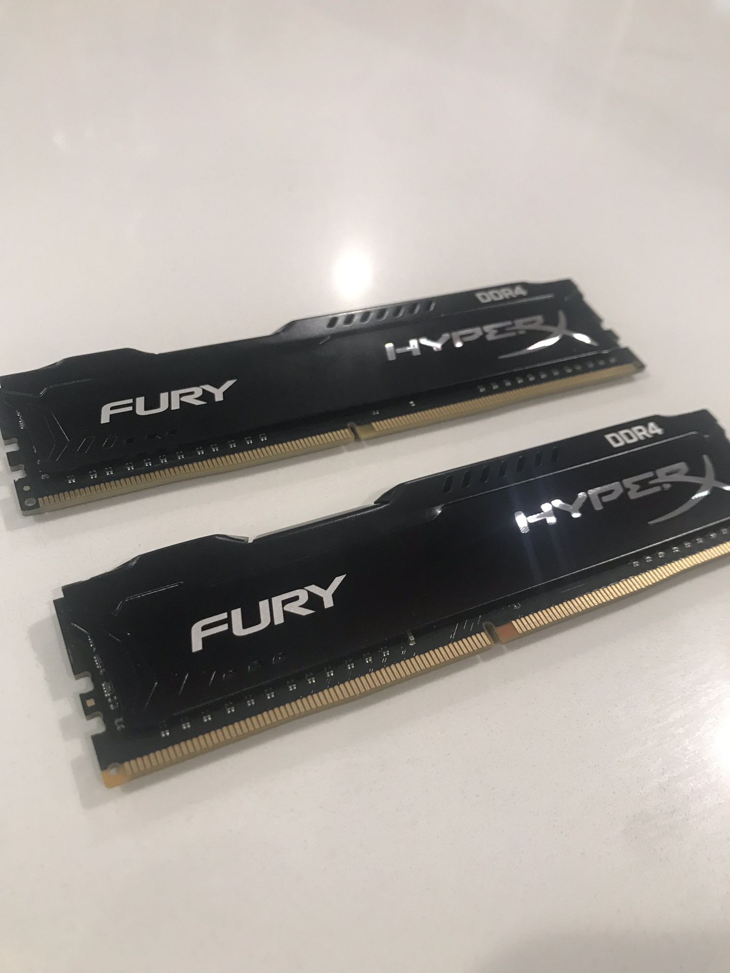 HyperX Fury DDR4 16gig 2x8 sticks 2133 ram