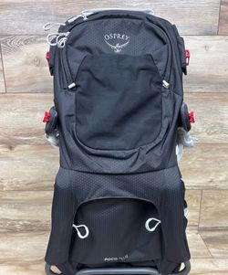 Osprey Poco Plus Child Carrier Hiking Backpack with Poco Carry Case - Black