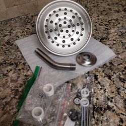 Moen 7.25” Brushed Nickel Rainshower Head All Info In Description & Photos 