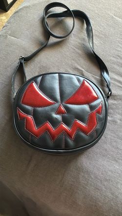 Spooky pumpkin purse