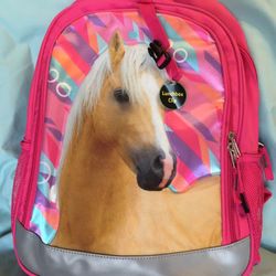 John Deere Pink Horse Backpack