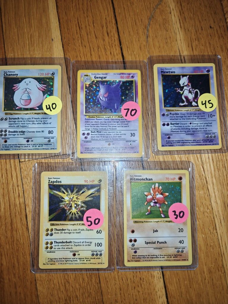 Vintage Pokemon Cards