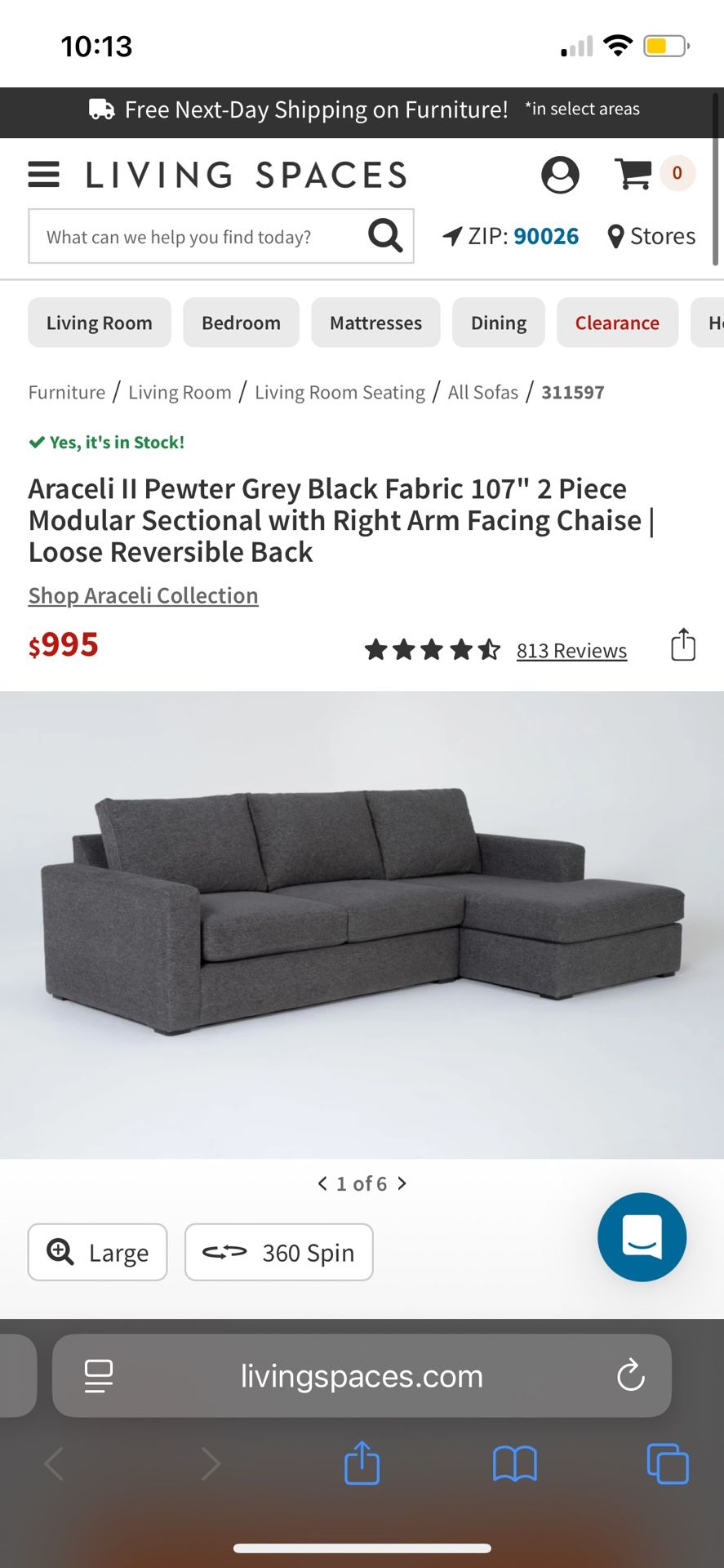 New Couch Perfect Condition $700