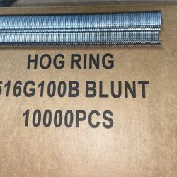 Hog Rings Staples For Crimping Gun 16g Galvanized 