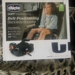 New Chicco Backless Booster Seat