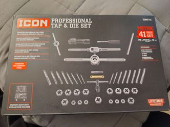 Icon professional tap and die set metric