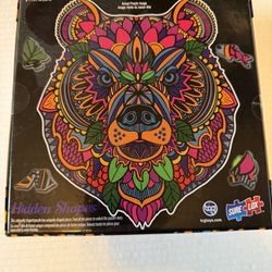 Bear Hidden Shapes 300 Piece Jigsaw Puzzle Sure Lox New