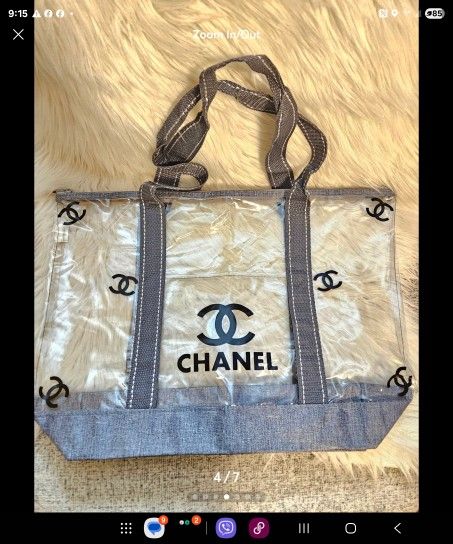 Transparent Totebag Beach Bag Shopping Bag 