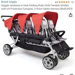 Commercial 6 Passenger Stroller