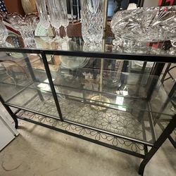 Floral Metal/Glass Displays 